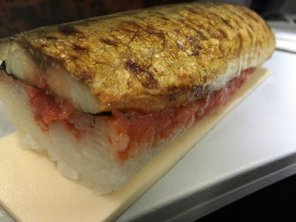 やまやの博多めんたい焼き鯖ずし (9)