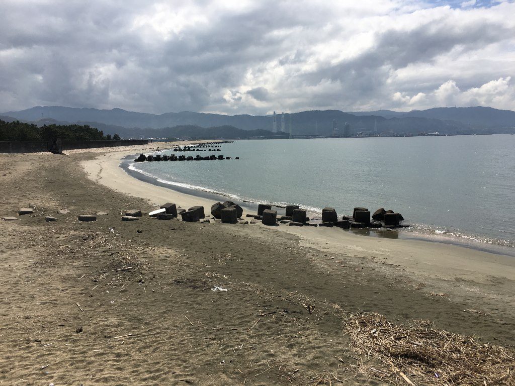 片男波海水浴場と和歌公園 (2)